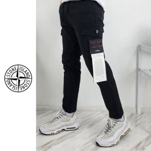 STONE ISLAND 스톤아일랜드 고스트피스 캔버스 카고 팬츠