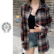 CHROME HEARTS 크롬하츠 크로스 패턴 체크 셔츠 2COLOR