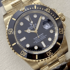 ROLEX 로렉스 서브마리너 검판 금통 40mm 116618LN