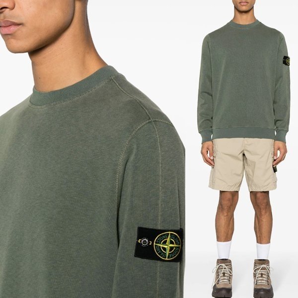 STONE ISLAND 스톤아일랜드 피그먼트 워싱 맨투맨