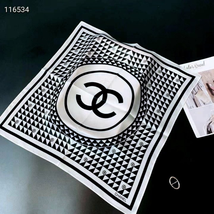 CHANEL 샤넬 실크 사각 스카프 2COLOR
