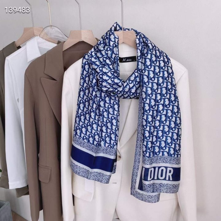 DIOR 디올 실크 롱스카프 2COLOR