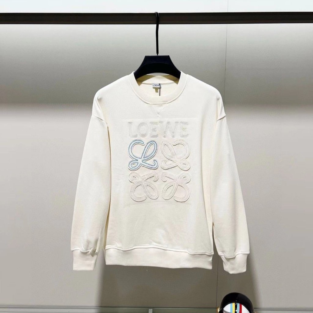 LOEWE 로에베 자수 로고 맨투맨 2COLOR