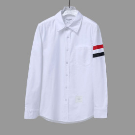 THOM BROWNE 톰브라운 스트라이프 삼선완장 셔츠