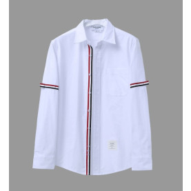 THOM BROWNE 톰브라운 스트라이프 암밴드 셔츠