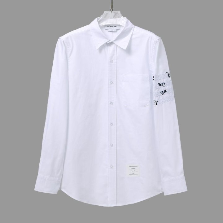 THOM BROWNE 톰브라운 플로럴 사선완장 셔츠