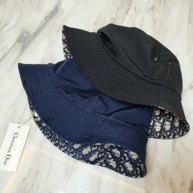 DIOR 디올 로고 리버서블 양면 벙거지