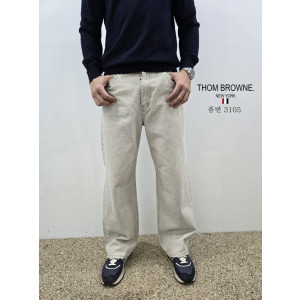 THOM BROWNE 톰브라운 세미와이드 청바지