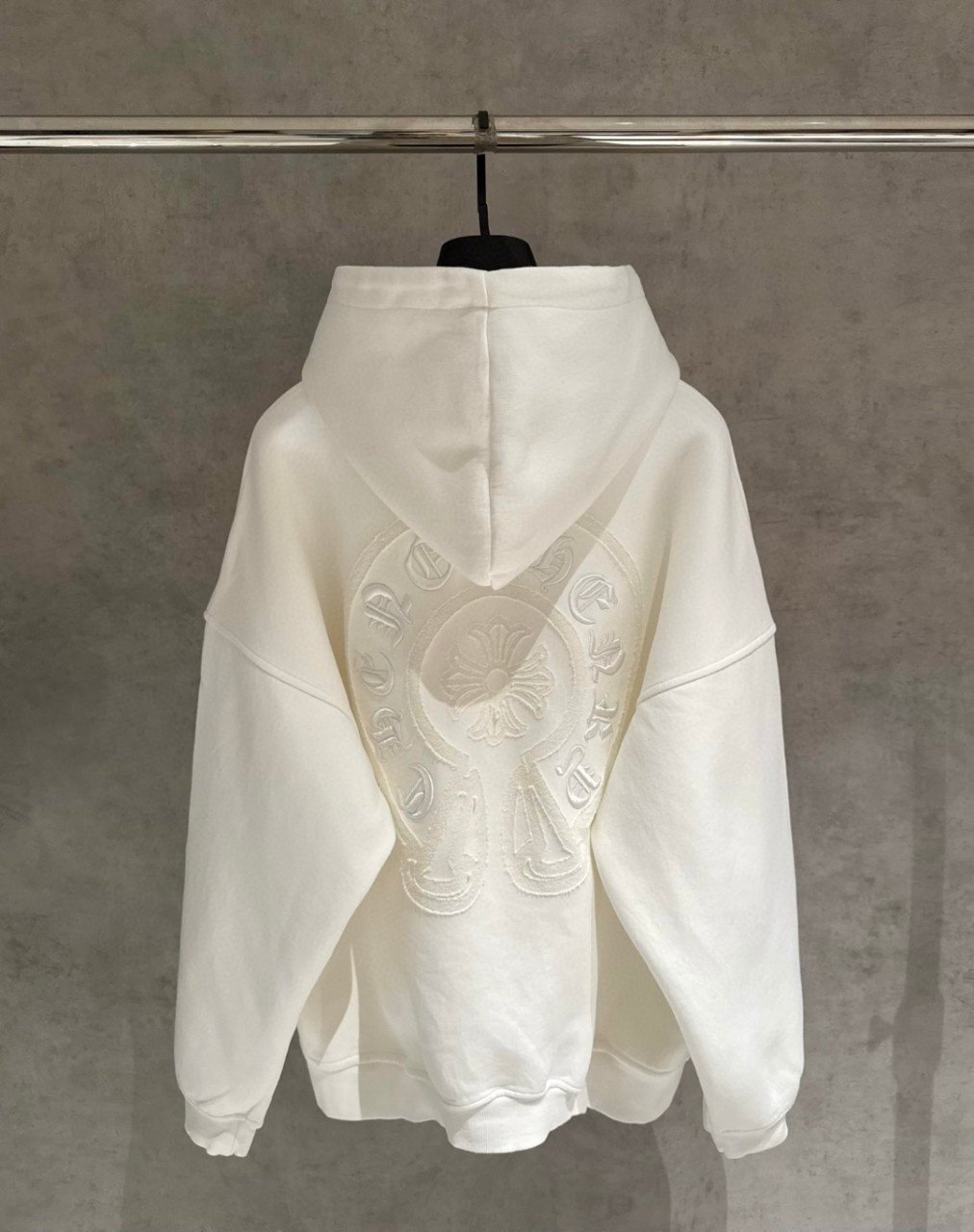 CHROME HEARTS 크롬하츠 말발굽 자수 후드 3COLOR