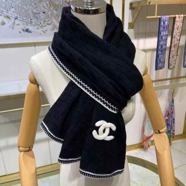 CHANEL 샤넬 캐시미어 숄 머플러