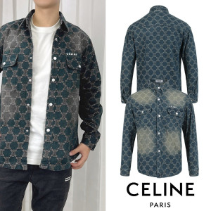 CELINE 셀린느 트리오페 멀티자수 데님 셔츠 2COLOR