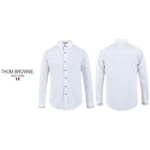 THOM BROWNE 톰브라운 삼선 소매라인 셔츠