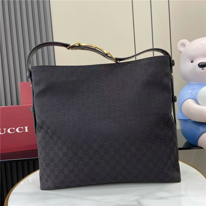 GUCCI 구찌 GG 스웨이드 라지 숄더백 850546