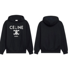 CELINE 셀린느 트리오페 프린팅 커플 후드티