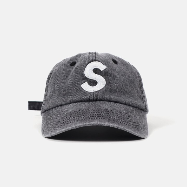 SUPREME 슈프림 S 로고 워싱 볼캡
