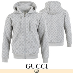 GUCCI 구찌 스몰 자가드 후드 집업