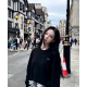 PRADA 프라다 트라이앵글 플레이트 울 니트