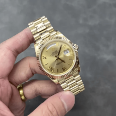 ROLEX 로렉스 데이데이트 YG 로만 다이얼 금통 40mm V3(텅스텐 헤비 버전) 228238