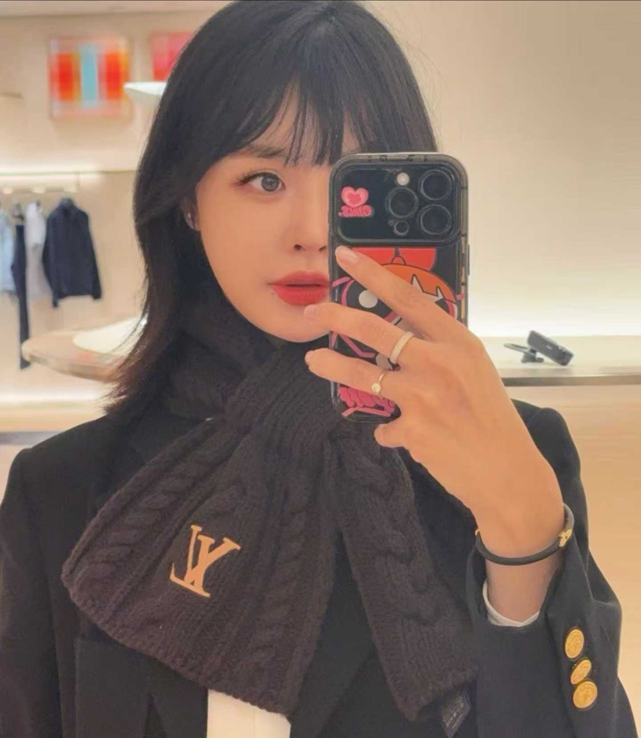 LOUISVUITTON 루이비통 캐시미어 머플러