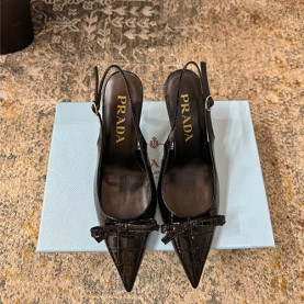 PRADA 프라다 여성용 샌들 (굽높이7.5CM) P75403 2COLOR