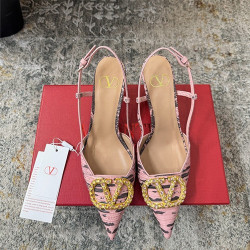 VALENTINO 발렌티노 여성용 슬리퍼 (굽높이9.5CM) V40596 2COLOR