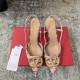VALENTINO 발렌티노 여성용 슬리퍼 (굽높이9.5CM) V40596 2COLOR