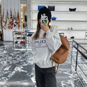 CELINE 셀린느 코튼 스웨트 셔츠