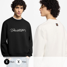 LOUIS VUITTON 루이비통 엠브로이더드 시그니처 맨투맨