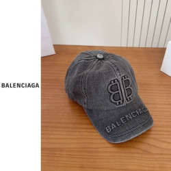 BALENCIAGA 발렌시아가 BB 빈티지 데님 볼캡 2COLOR