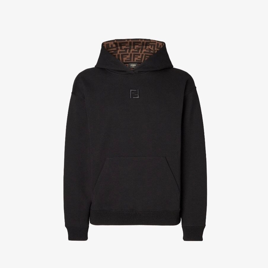 FENDI 펜디 F011 자카드 FF로고 후드티
