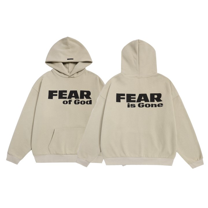 FEAR OF GOD 피어오브갓 616 피어 이즈 곤 플리스 후드 　