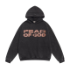FEAR OF GOD 피어오브갓 868 크랙 로고 플리스 후드