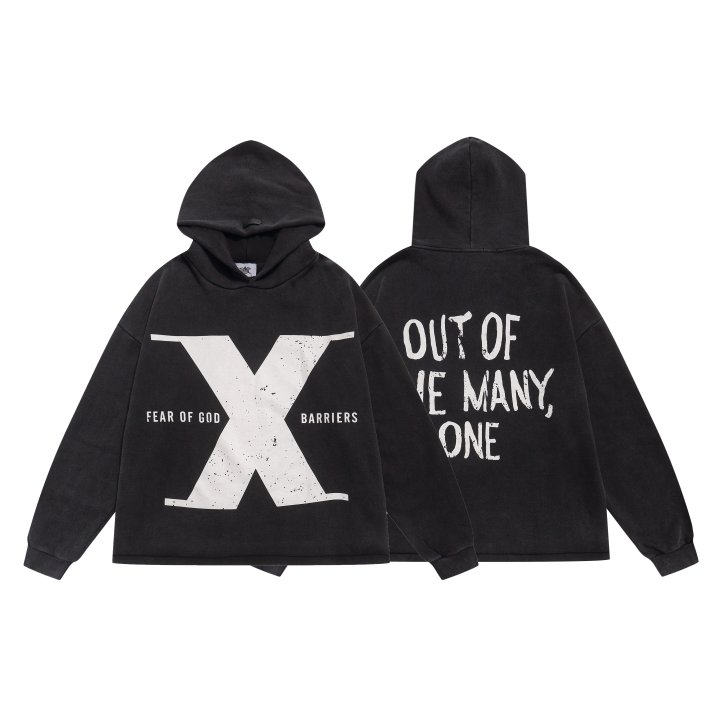 FEAR OF GOD 피어오브갓 869 배리어스 월드와이드 플리스 후드