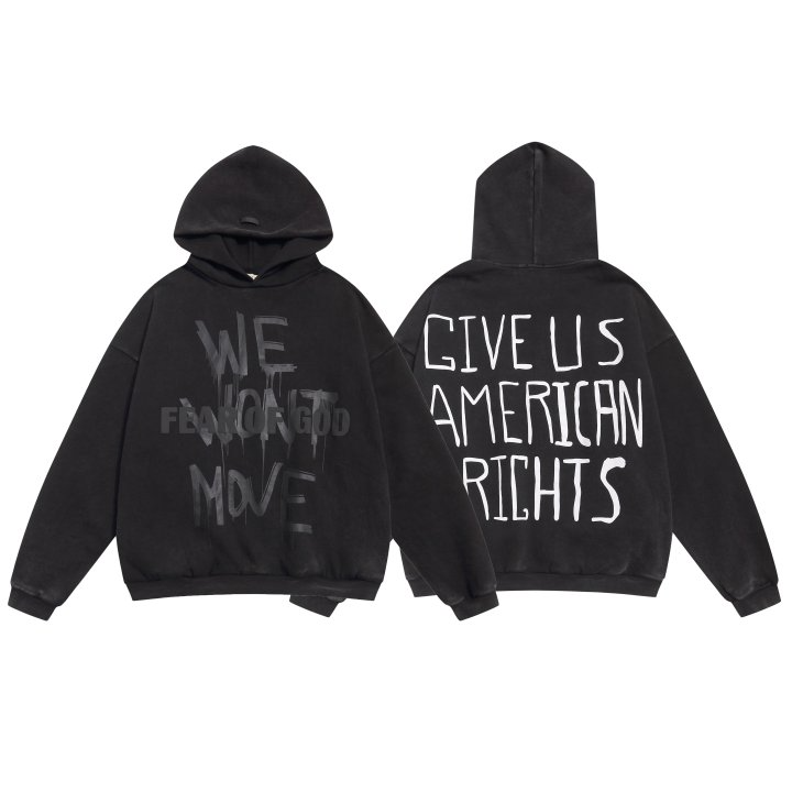 FEAR OF GOD 피어오브갓 889 위 원트 무브 플리스 후드