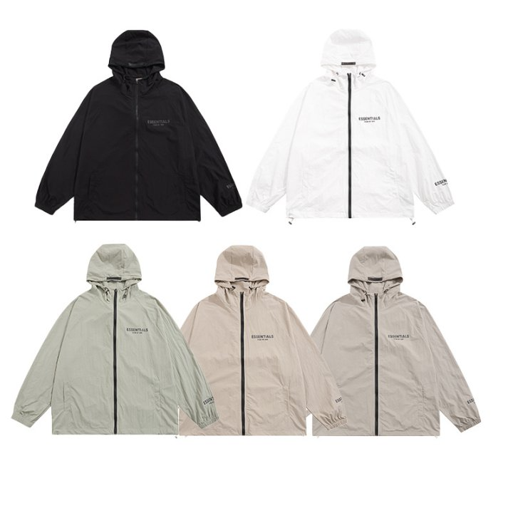 FEAR OF GOD 피어오브갓 에센셜 111 로고 윈드브레이커