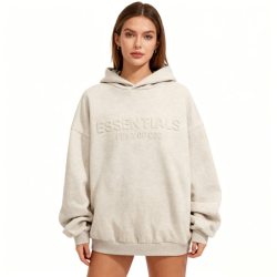 FEAR OF GOD 피어오브갓 622 엠보스드 로고 플리스 후드