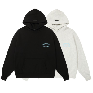 FEAR OF GOD 피어오브갓 에센셜 848 스몰 로고 플리스 후드