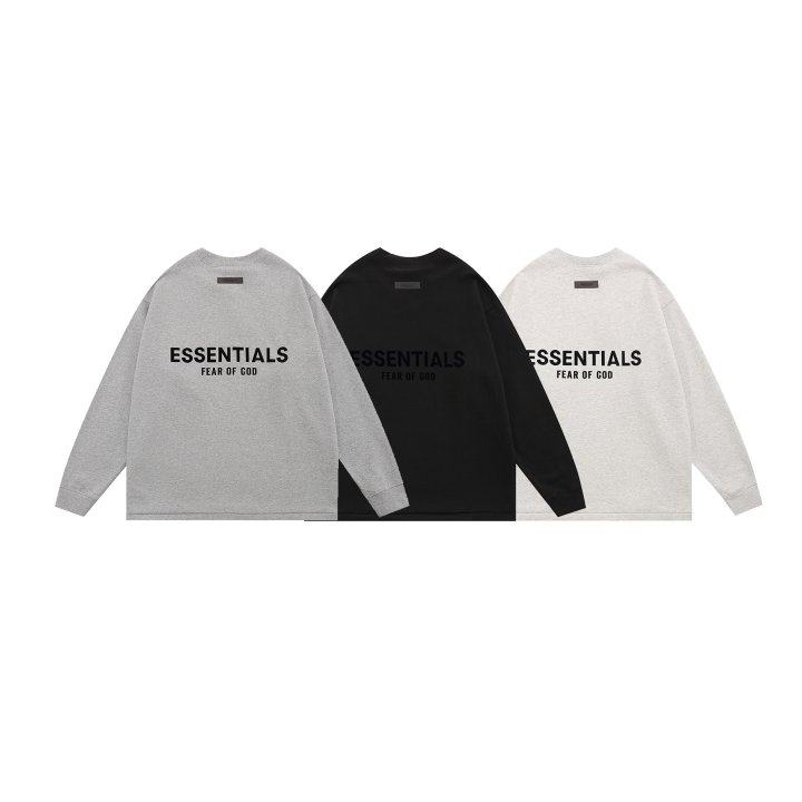 FEAR OF GOD 피어오브갓 에센셜 1815 백 로고 플리스 스웨트 셔츠