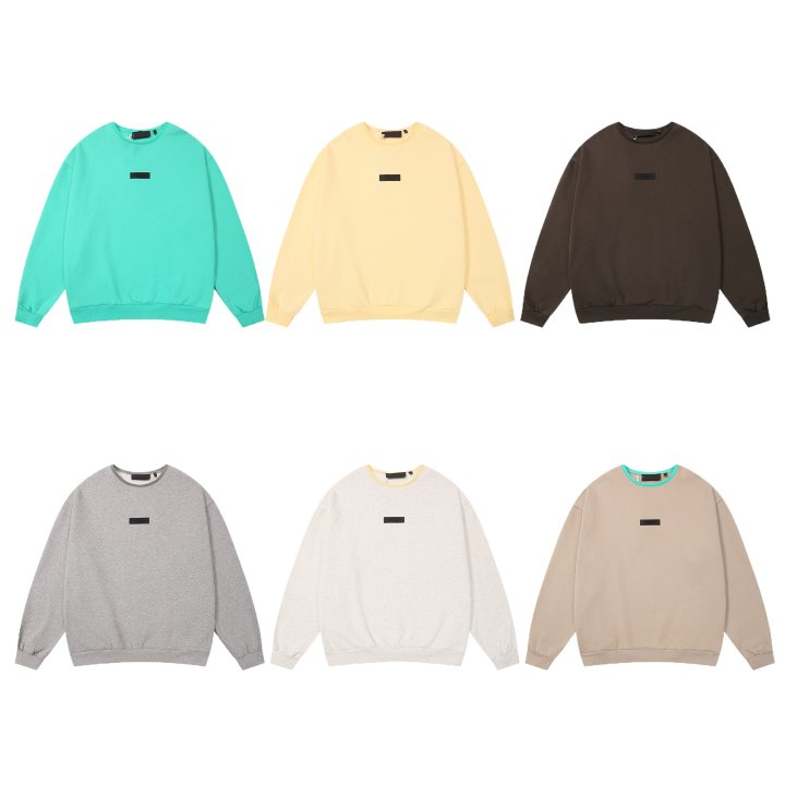 FEAR OF GOD 피어오브갓 에센셜 1825 패치 플리스 스웨트 셔츠