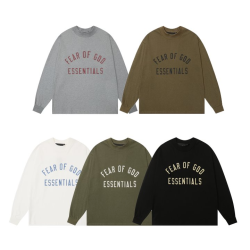 FEAR OF GOD 피어오브갓 에센셜 1923 프론트 로고 저지 롱 슬리브