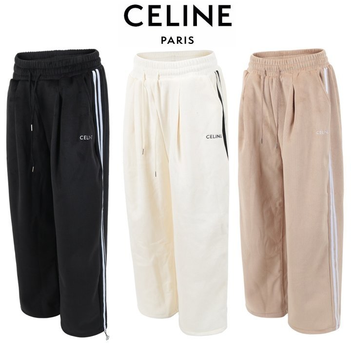CELINE 셀린느 골덴 기모바지 와이드핏