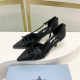 PRADA 프라다 여성용 힐 (굽높이6.5CM) P68336 2COLOR