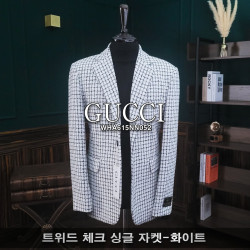GUCCI 구찌 트위드 싱글 자켓