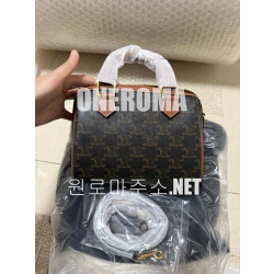 배*례 고객님 셀린느 스몰 보스턴 트리옹프 캔버스