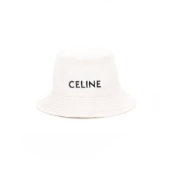 CELINE 셀린느 로고 프린트 버킷햇
