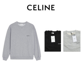 ●3월 판매 12위● CELINE 셀린느 시그니처 로고 체스트 엠브로이더 맨투맨
