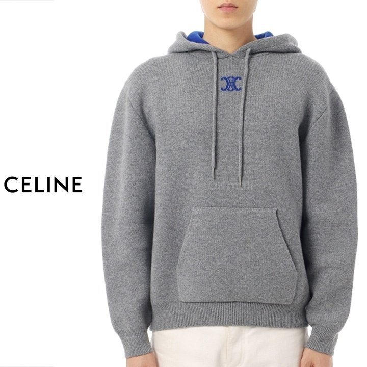 CELINE 셀린느 캐시미어 후드 스웨터