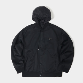 PRADA 프라다 후드 봄버 오버 자켓