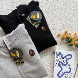 BAPE 베이프 원 포인트 풀 집 후드 집업