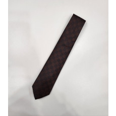 LOUIS VUITTON 루이비통 다미에 패턴 실크 넥타이